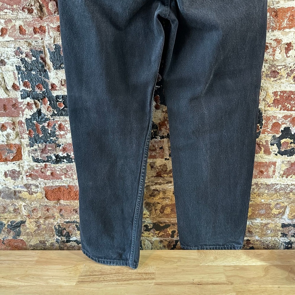 Levis 550 Black Red Tab Relaxed Tapered Mens Jeans 36x30 - Picture 6 of 15